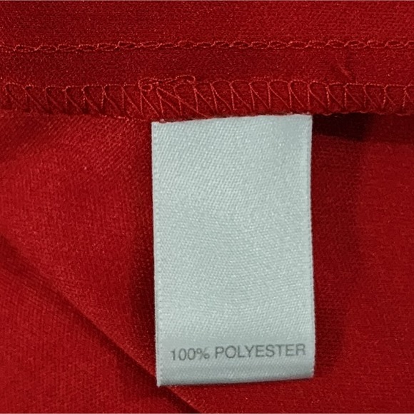 Avenue lady in Red ruffle crepe midi dress plus size 26 new!!! - Picture 6 of 7